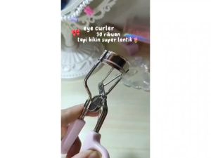 MINISO Eye Beauty Eyelash Curler Jepit Bulu Mata Penjepit Bulu Matar (PINK)) Eyelash Curler / Pelentik bulu mata / Penjepit bulu mata