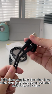 TUTI 4 in 1 Kabel Data USB-Type C to Type C + Lightning PD 60w Fast Charging 1.8M