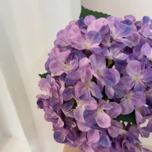 1Pcs Hydrangea Artificial Flowers Bouquet 39CM Fake Flower for Home Decor Garden Wedding Decoration Party DIY Flower arrangement