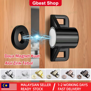 Gbest Zinc Alloy Magnetic Cabinet Door Catch Heavy Duty Adjustable Magnet Latch for Kitchen Wardrobe Cupboard Furniture Strong Invisible Door Stopper with Screws Durable Metal Magnet Catch Closer