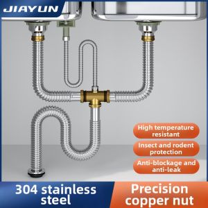 Stainless Steel New Kitchen and Laundry Drain Pipe Fittings
