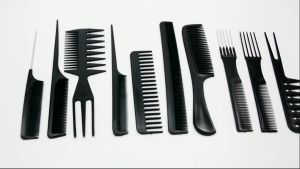 10pcs Professional Styling Comb Set 10Pcs Pro Salon Hair Styling Barbers Brush Cutting Kit Combs Set