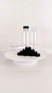 Botol Plastik Almond 250 ml / botol jus bulat 250ml short neck PET Set 100 pcs & 200 Pcs