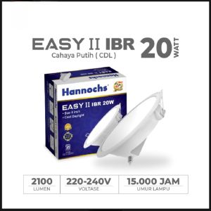 Lampu Downlight LED Hannochs 20 Watt/Led Panel Hannochs easy IBR 20 Watt/Downlight Tanam/size 6inch