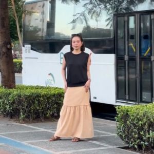 Vied By Mel Shirred Maxi Skirts: An Elegant & Comfortable Maxi Skirt