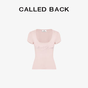 CALLED BACK | Letter & Rhinestone Women T-Shirt