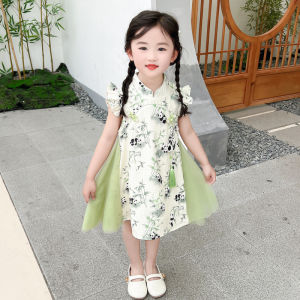 Kindergarten Suit Han Dynasty Performance Wear Boys and Girls Short Sleeve Tang Suit Student Chinese Style Childrens Day Dance Costume