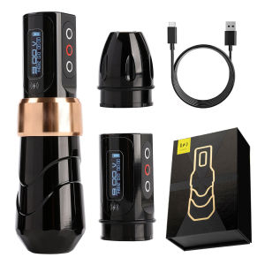 ฟลักซ์เครื่องสักปากกาไร้สายสูงสุด4.0มม. ด้ามจับหมุนปรับความลึกได้หลายสีปากกาเครื่องสัก