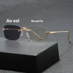 BMAD | 1PCS New Fashionable Multi-purpose Square Photochromic Anti Blue Light Glasses Lenses Suitable for Daily Life