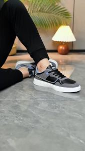 Men Color Block Patchwork Skate Sneakers Light Soft Sole Lace Up Casual Shoes For Daily Commute Street Shopping Driving
