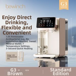 「China Plug」BEWINCH Instant Heating Small RO Water Purifier with Ice Maker