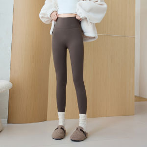 MiiOW | Quần Capri yoga dày lót lông cừu cho nữ mùa thu đông quần thể thao ngoài trời cao cấp thoải mái thoáng khí quần áo thể thao