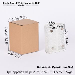 MEISITEKEKE | Magnetic Metal Pen Holder Large Capacity
