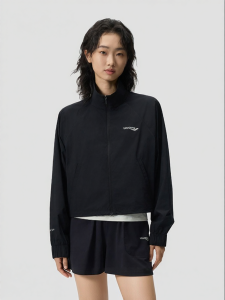 Saucony | Elastic Stand-up Collar Woven Jacket