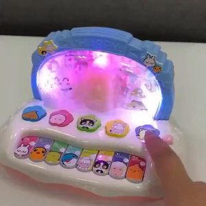 Baby Music Piano Toy with Light Musical Instrument Kids Gift Animals Sounding Keyboard Baby Play Type