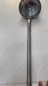 Vá xào cán inox chuyên dùng cho bếp công nghiệp Vá Xào Inox Số 8 12,5X48Cm - Lazada