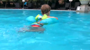 Upgrade Baby Swimming Float Inflatable Floating Accessories Circle Bath Summer Toy Toddler Ring