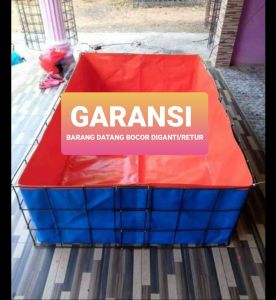 terpal kolam ikan 100x200x25 terpal kolam 100cm x 200cm t25 cm type a5 korea
