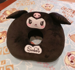 Cute Cartoon Nap Pillow for Girls U-Shaped Neck Support Plush Material School Office Sleep on Desk Pillow Soft Comfortable