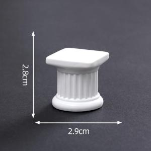 Mini Roman Pillar Greek Column Statue Pedestal Stand for Figurine Display Home Garden Decor Dinning Room Shelf Ornament Sculptur