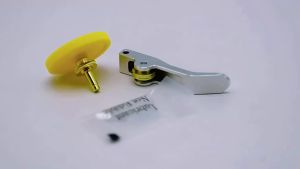 For A1 A1 Mini A2L Extruder Gear Assembly Silver Aluminum Alloy Lever + Yellow POM Gear Kit 3D Printer Upgrade Replacement Parts