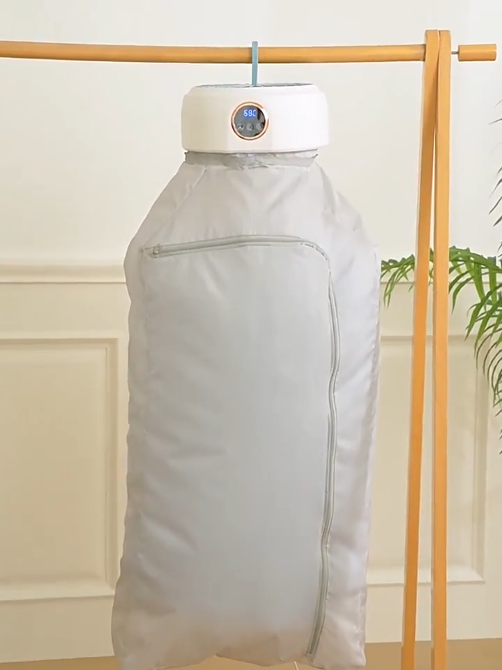 Portable Laundry Drying Machine Multifunctional Electric Clothes Dryer for Home with Remote Control