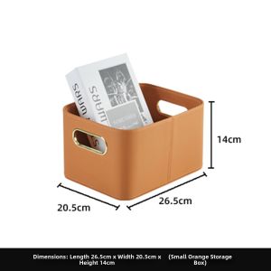 Leather Large Household Storage Box