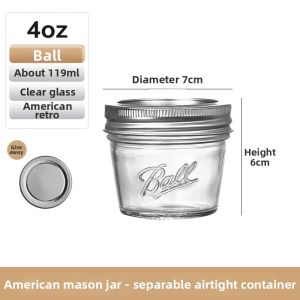 MIVOFIVO | Food-Grade Mason Jar Sealable Glass