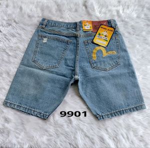 กางเกงขาสั้น​ชาย​ ยีนส์​ขา​สั้น​ชายไซส์​28-44​" กางเกงยีน​ส์สามส่วน​ชาย​ ริมแดง เป้า​ซิป​ กางเกงแฝชั่นชายหญิง