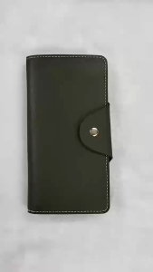 Money Organizer Leather Book Type Wallet with 5 Card slot and 6 pcs Plastic for