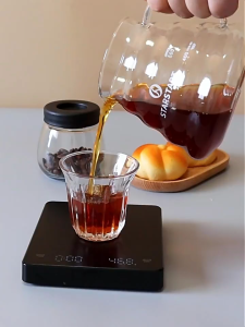 SG [In Stock]🔥Mini coffee electronic scale Italian hand coffee scale TYPE-C charging timing LED kitchen baking 3kg/0.1g high precision