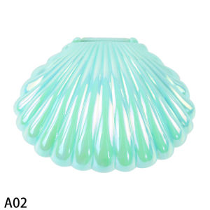 5pcs Colorful Shell Shaped Candy Gift Box Small Gift Jewelry Storage Boxes Mermaid Theme Birthday Party Decoration Baby Shower