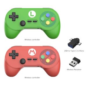 Data Frog | Data Frog PC07 Wireless Retro Controller Dual Player USB Receiver Plug and Play Gamepad for PC Emulator Games
