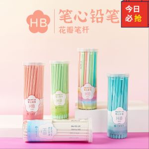 Bút Chì HB 2B Cho Trẻ Em 50 Chiếc Bút Chì Hình Hoa Bút Chì Hình Trái Tim Bút Chì Đựng Trong Thùng Viên Đạn Bút Chì Viết Và Vẽ