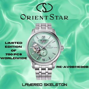 Orient Star RE-AV0B11E00B Mechanical Contemporary Mint Green 41mm Limited Edition 700Pcs