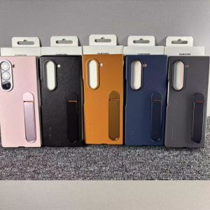 Ultra-Thin Business Style Pure Color Leather Protective Case for Samsung ZFold6 with Hardware Support Front And Back Cover Protection