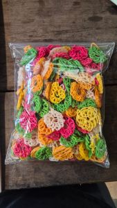 Kerupuk Mentah 1Kg Kerupuk Mawar MentahWarna Warni 1Kg | Kerupuk Mentah 1Kg | Kerupuk Seblak Mawar Warna Warni Murah