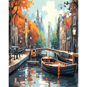 Kayou | Paint By Number Scenery of Venice Town Acrylic Paintings Drawing on Canvas Gift DIY Pictures By Numbers Kits Home Decor