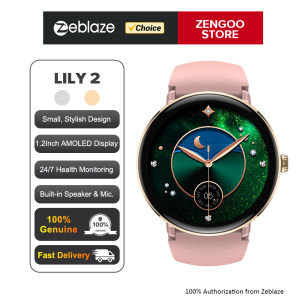 Zentronix Group Zeblaze Lily 2 Voice Calling Female Smartwatch 1.2" AMOLED Screen Double Strap Health Management Sports Smartwatch