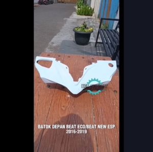 COVER BATOK LAMPU BAGIAN DEPAN BEAT NEW ESP ECO 2016-2019 PUTIH