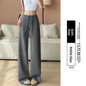 YAYANGREN | High Waist Draping Straight Leg Wide Trousers Pants Women All Seasons