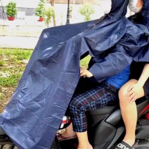 ÁO MƯA 2 ĐẦU CAO CẤP áo mưa 2 mũ áo mưa cho gia đình áo mưa cho cặp đôi 2 người kín chống ướt hiệu quả áo mưa dày dặn KUMORISHOP