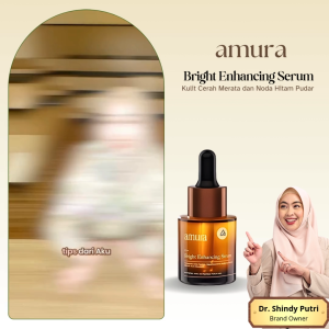 Amura Bright Enhancing Serum | Melembapkan Mencerahkan Menyamarkan Noda Hitam