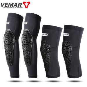 Summer Breathable Motorcycle Kneepads Men Quick-drying Motocross Elbowpads Anti-fall BMX DH ATV MTB Motorbike Protection Gear