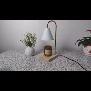 Đèn đốt nến thơm có thể điều chỉnh độ sáng đèn để bàn trang trí cao cấp phong cách Bắc Âu