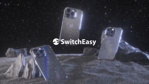SwitchEasy Cosmos iPhone 15/15 Plus/15 Pro/15 Pro Max In-mold Decoration Case Dual-layer Galaxy Pattern Drop Protection Casing With Airbarrier Back Cover