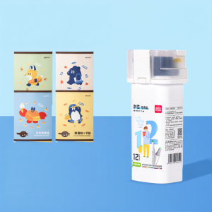 deli | Food Grade Water-based Dual-head Non-bleeding Washable Marker
