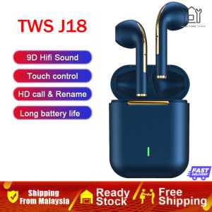 【Shipping From Malaysia】J18 TWS Wireless Bluetooth Earbuds 5.0 In-ear Headphones Touch Pop up Stereo Headphones 无线蓝牙耳机