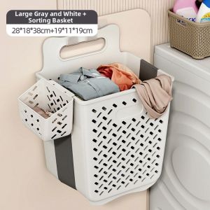 youqin | Wall-Mounted Foldable Laundry Basket