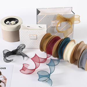 4cm Fish Tail Lace Floral Gift Packaging Ribbon Butterfly Knot Bouquet Material Floral Simulation Green Plant Garden Supplies